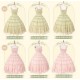 Mademoiselle Pearl Fragrant Grass Blouses Apron Overdress JSKs and Ops(Reservation/Full Payment Without Shipping)